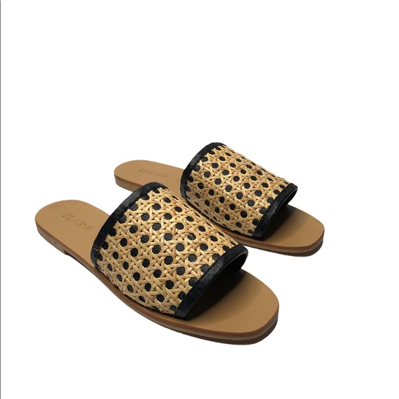 St. Agni | Hennie Rattan Slides Black EU 40 - Picture 4 of 7